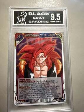 Dragon Ball Super Card Game Unfortunately for You, Omega BT25-125 R Black Goat G